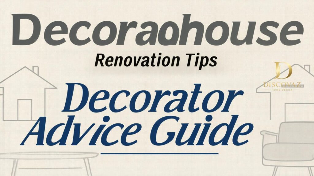 Decoradhouse Renovation Tips from DecoratorAdvice Guide