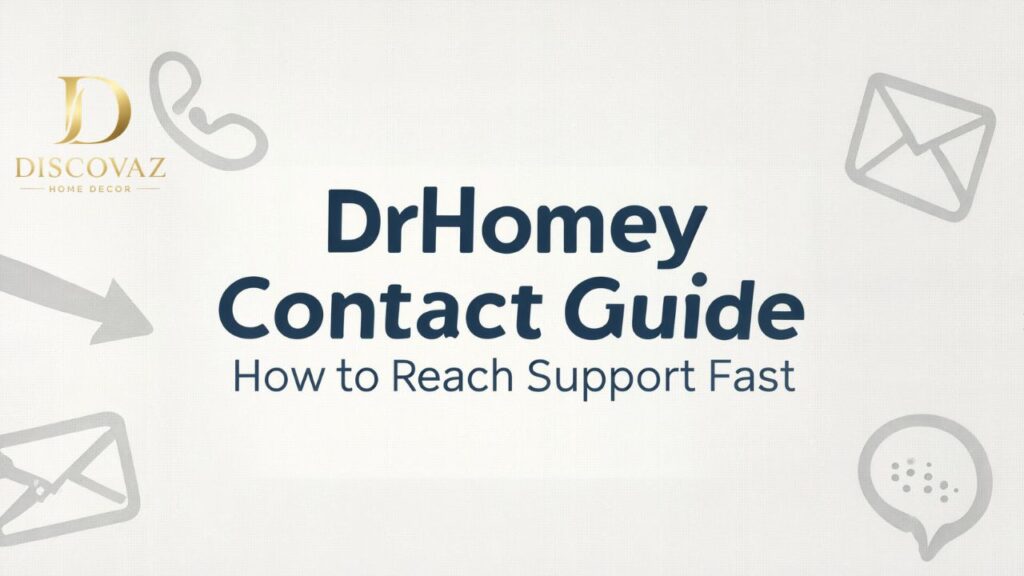 DrHomey Contact Guide: How to Reach Support Fast