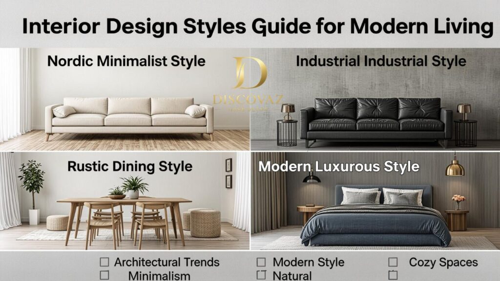 Interior Design Styles Guide for Modern Living