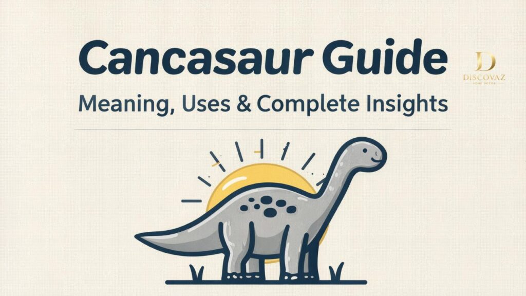 Cancasaur Guide: Meaning, Uses & Complete Insights