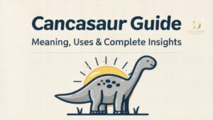 Cancasaur Guide: Meaning, Uses & Complete Insights